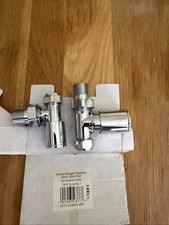 Chrome radiator valves for sale  CARLISLE