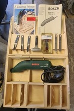 Bosch PSE 180E Elektryczny skrobak dłutowy Narzędzie rzeźbiarskie. W zestawie etui., używany na sprzedaż  Wysyłka do Poland