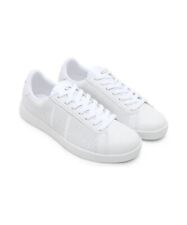 Tênis da moda Armani Exchange A|X masculino cano baixo couro branco com cadarço tamanho 8 comprar usado  Enviando para Brazil