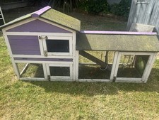 Rabbit hutch run for sale  PRESCOT