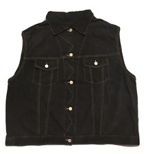 Gilet biker jeans usato  Roma