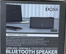 Alto-falante DOSS Bluetooth azul série SoundBox, caixa aberta, azul. comprar usado  Enviando para Brazil