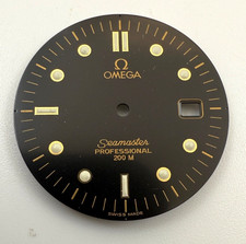 Omega Seamaster Professional 200m mostrador preto 28,4 mm, usado comprar usado  Enviando para Brazil