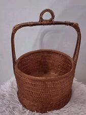 Vintage round wicker for sale  Ripley