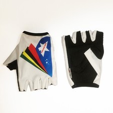 Guanti ciclismo bianco usato  Polla