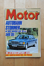 Motor magazine october for sale  TORQUAY