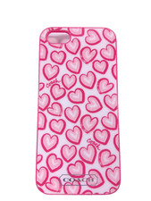 Capa protetora rígida corações rosa Coach iPhone 5/5S, usado comprar usado  Enviando para Brazil