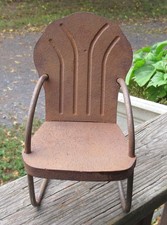 Antiga cadeira de gramado traseira recortada vendedor de ferro fundido amostra metal concha de amêijoa comprar usado Antiga cadeira de gramado traseira recortada vendedor de ferro fundido amostra metal concha de amêijoa comprar usado  Enviando para Brazil