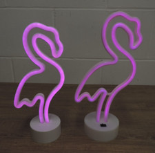 Pair led flamingo for sale  COLCHESTER