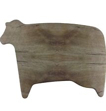 shaped board wood cow cutting for sale  Topeka