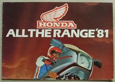 Folheto de vendas Honda Motorcycles Range Inc CBX1000 1981 CB900F2 NC50 MB50 C90 comprar usado  Enviando para Brazil