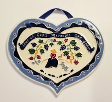 "Azulejo Decorativo Colgante Corazón J Duban Designs "ALGUNOS DE LOS MILAGROS DE DIOS SON PEQUEÑOS" segunda mano  Embacar hacia Mexico
