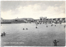 Cartolina cagliari spiaggia usato  Trieste