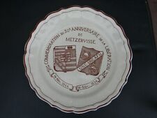 Assiette ème anniversaire d'occasion  Metz-