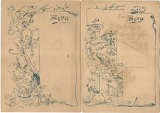 Antique menus elf d'occasion  Expédié en Belgium