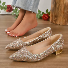 Gold sequin low for sale  UK