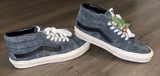 Tênis de skate Vans Sk8 médio cinza camurça masculino 7.5 feminino 9 repelente de água novo sem caixa comprar usado  Enviando para Brazil