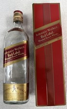 Antigo Johnnie Walker Red Label uísque escocês 750ml garrafa com tampa vazia + CAIXA comprar usado  Enviando para Brazil