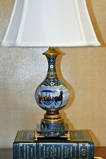 Chinese cloisonne lamp for sale  Tuscola