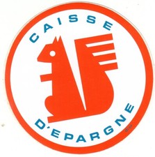 Autocollant caisse epargne d'occasion  Riedisheim