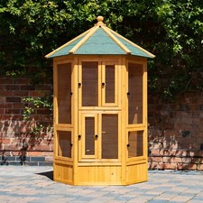 Hexagonal wooden biaviary for sale Hexagonal wooden biaviary for sale  UK