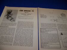 Cox special .15 d'occasion  Expédié en Belgium