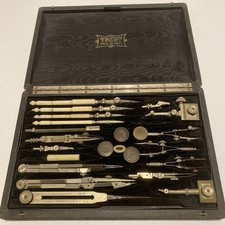 Raro De Colección I.W.N.+N.P.N. Juego de herramientas de dibujo instrumentos de dibujo divisores de brújula segunda mano  Embacar hacia Mexico
