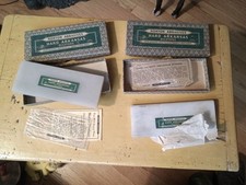 2 ANTIGOS ABRASIVOS NORTON HARD ARKANSAS OILSTONE EM CAIXAS ORIGINAIS BROCHURA ++ comprar usado  Enviando para Brazil