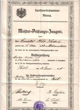 Meister prüfungszeugnis handw gebraucht kaufen  Mühlhausen/Thüringen