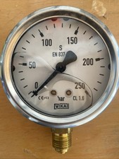 Wika manometer 250 gebraucht kaufen  Hunderdorf
