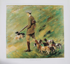 Jäger hunden kunstdruck gebraucht kaufen  Lychen