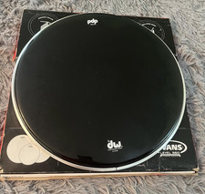 Evans Onyx 14" Drumhead dupla dobra preta fosca para Rock Snare Tom PDP DW EUA, usado comprar usado  Enviando para Brazil