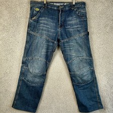 Jeans masculino Bilt Iron Workers 0398 36x30 joelho duplo acolchoado parte inferior denim, usado comprar usado  Enviando para Brazil