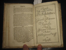 1724 vignola. regola usato  Roma