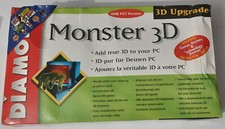 Diamond Monster 3D PCI akcelerator graficzny (3dfx voodoo, 4MB, retro, oryginalne opakowanie, 1998), używany na sprzedaż  PL