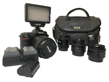 Usado, Câmera Nikon D7500 DSLR + Pacote de Lente 50mm 85mm 28mm 18-300mm - Excelente! comprar usado  Enviando para Brazil
