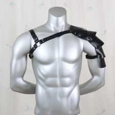 Usado, Vestido fantasia medieval cosplay couro ecológico armadura de ombro arnês fantasia bracelete comprar usado  Enviando para Brazil