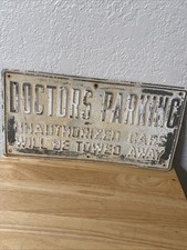 Vintage doctors parking for sale  Eureka