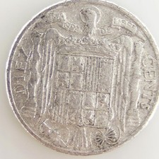 Centimos aluminium 1945 d'occasion  Valence