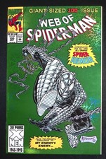 Web of Spider-Man #100 1st Spider-Armor MK 1 1993 Marvel Comics quase perfeito- 9,2 comprar usado Web of Spider-Man #100 1st Spider-Armor MK 1 1993 Marvel Comics quase perfeito- 9,2 comprar usado  Enviando para Brazil