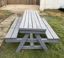 Seater wooden picnic for sale  LONDON