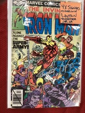 IRON MAN #127 4x ASSINADO JIM SHOOTER, LAYTON, MICHELINIE, ROMITA JR COM COA JSU comprar usado  Enviando para Brazil