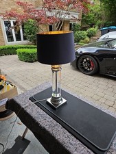 Crystal table lamp for sale  STANMORE