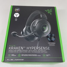 Fone de Ouvido para Jogos Razer Kraken V3 HyperSense USB com Fio com Tecnologia Haptic comprar usado  Enviando para Brazil