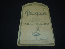 Brochure tarif epoque d'occasion  Épinac