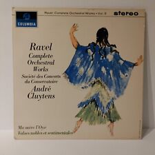 Columbia SAX 2478 UK Orig ED1 B/S Ravel Complete Orchestral Works 3 Cluytens NM segunda mano  Embacar hacia Mexico