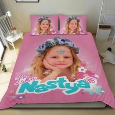 Capa de edredom com 2 fronhas para conjunto de cama Like Nastya crianças meninos e meninas comprar usado  Enviando para Brazil
