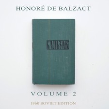 Balzac Human Comedy Vol 2 Russian Book 1960 USSR Pravda Soviet Edition Rare, usado comprar usado  Enviando para Brazil
