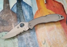 Spyderco delica satin for sale  New Holland