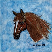 Tableau cheval peinture d'occasion  Marseille IX
